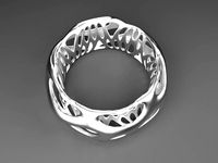 Beautiful Chunky Bracelet - Voronoi Style by roman_hegglin
