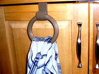 Towel Ring for flush doors by Terminus