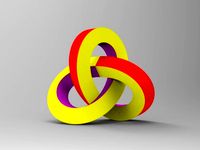 Mobius trefoil knot. by mm1440