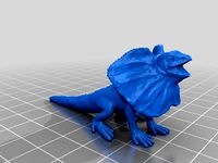 エリマキトカゲ(Frilledlizard)3Dデータ by YahooJAPAN
