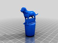 Dog Wine Stopper by khakerry