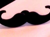 Mustache cufflink by ccummings14