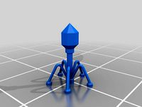 Stylized Bacteriophage by JohnPBayerl