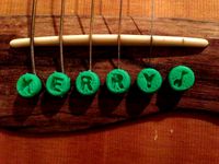 Guitar String Peg - Note by khakerry