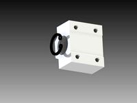 SCS8uu pillow block for linear bearing lm8uu by fcamargo0101