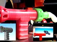 The gun for children with a fingerstall by kogotok555