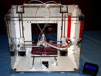 Lasercut Mendel90 - Dual extruders by Think3dPrint3d
