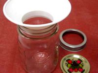 Canning Funnel for Pint or Half Pint Wide Mouth Ball or Mason Jar by oldwizard