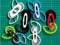 Nautilus Gears with a stronger connecting bar by Alzibiff