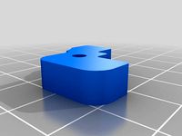 Internal filament guide for Printrbot direct drive extruder by rswarner