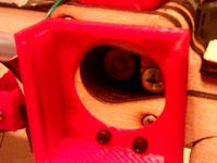 Printrbot Simple V2 40mm slide out Extruder Fan - Anti filament Jamming by edd2225