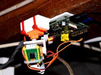 Simple servo mount for moving a camera on two axis by femoral