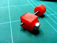 Tool-less Z adjustment End stop for Ord Bot by Doc_Brown