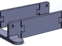 Filament spool holder for 250mm spools (10") V2 Splitted edition by ogelybogely
