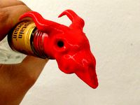 Goat Head Liquor Pourer by klvlk