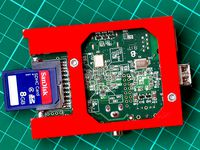 RPi tray with captive M3 nuts by Alzibiff