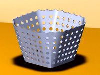 Yet another desktop basket (easy to print) by madlex