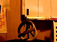 Floating Bauble Experiment by tomburtonwood