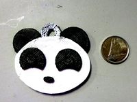 Panda Keychain by CentaurDesign