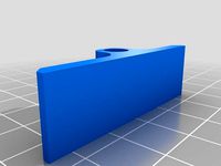 Solidoodle Glass bed Magnet-mount with larger surface area.  by Tomek