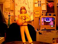 Figure with Basketball by tomburtonwood