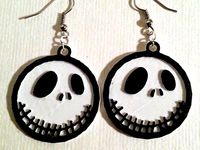 Jack Skellington Earrings by GlitchTech
