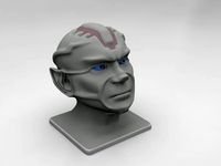 Alien Vulcan Head by SteedMaker