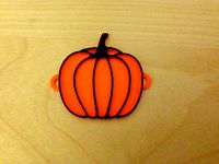 Sewable Pumpkin Badge by schlotzz