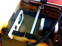 MakerFarm Y motor 40mm Fan Bracket by schoonerburger