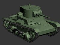 The T-26 is a Soviet light infantry tank by vittweet