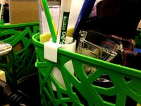 Hanging pencil cup by mathgrrl