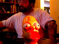 Homer Simpson Head Rubixcube by nofxbob