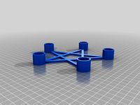 Pentagram Candle Holder V2 by urgsmurmel