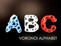 Voronoi Alphabet (Complete from A to Z!!) by DodgyBob
