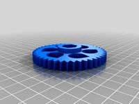 Prusa I3 Rework 7.5mm Rueda Grande Tornillo Hexagono 13 by dracon_jm