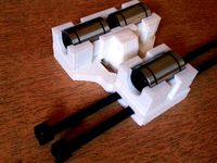 Solidoodle 2&3 - LM8UU - X carriage by fts_ltx