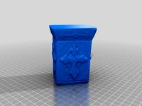 Cross Candle Holder Scan - Painted by tbuser