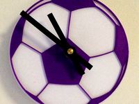 Soccer Ball Clock by AndrewStaroscik