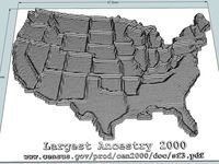 3D Ancestry graph of USA by toguan