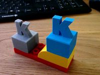 K Duplo Brick by DannyG