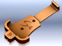 Samsung S4 Holder (right angle USB) by BoopidooDesigns