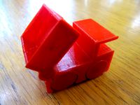 Tiny Toy Dump Truck Rounder by peteruithoven