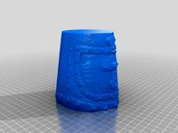 Helmet Pencil Holder Scan by tbuser