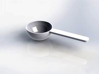 Round coffee scoop by dindaco2