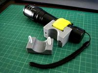 lamp holder for bike handlebar by snug