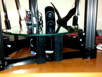 Cerberus Glass Bed Holder by blah_59