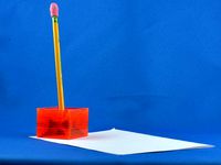 Paper Weight Pencil Holder by professorparth
