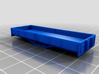 009 2 plank bogie dropside wagon by tebee