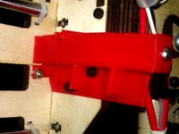 Printrbot Simple Y Axis line tensioner w/ spring loading and indicator pointer by edd2225