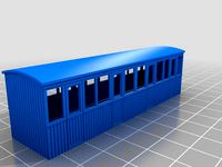 009 Short bogie composite coach by tebee